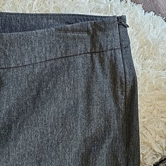 Talbots Women's Dress Pants Size 6 Dark Grey Chatham Ankle Fitted Side Zipper - Picture 4 of 15